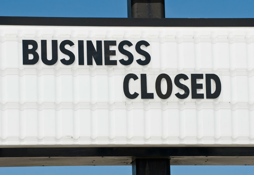 How can I protect my business against my customer going bust?
